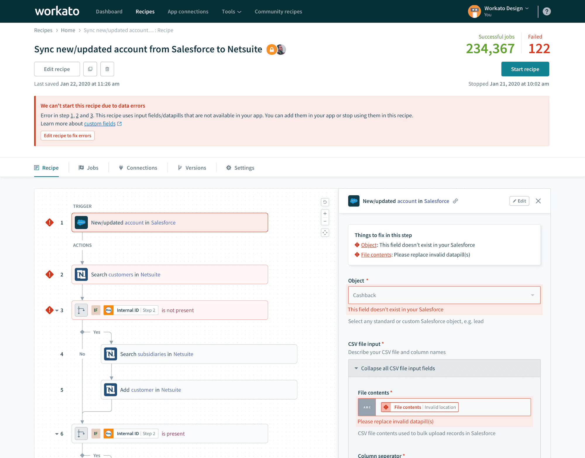 Salesforce trigger is changed from New/updated object to New object