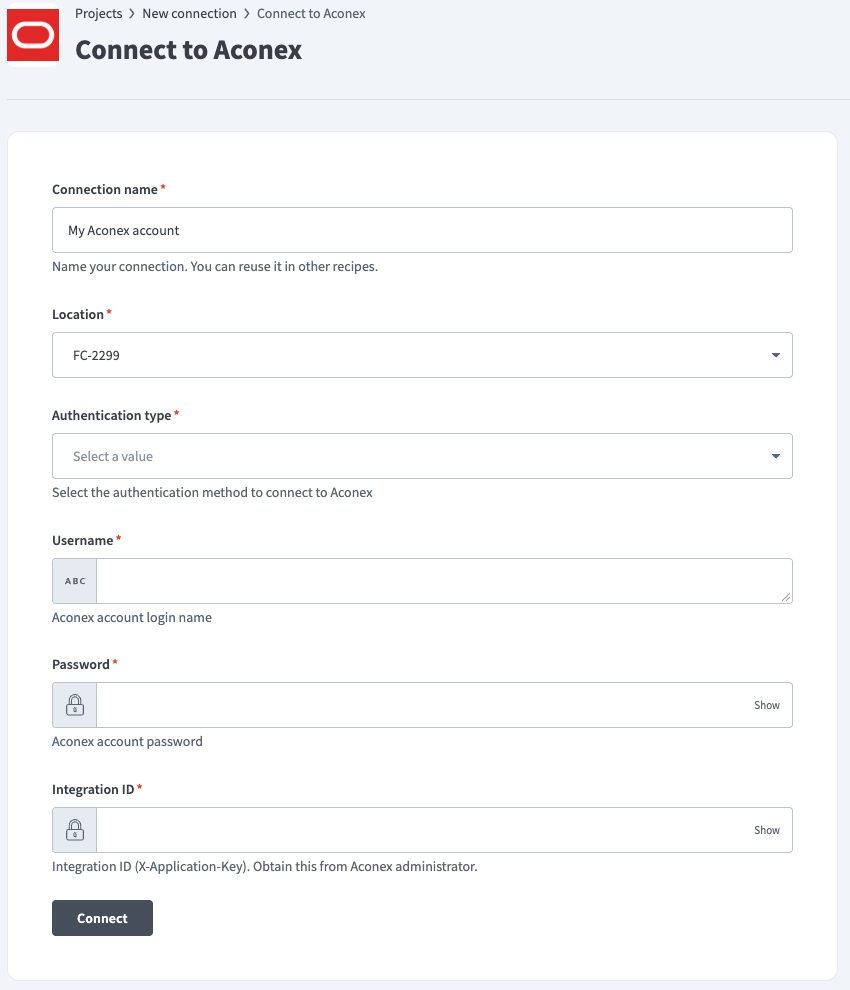 Connect to Aconex