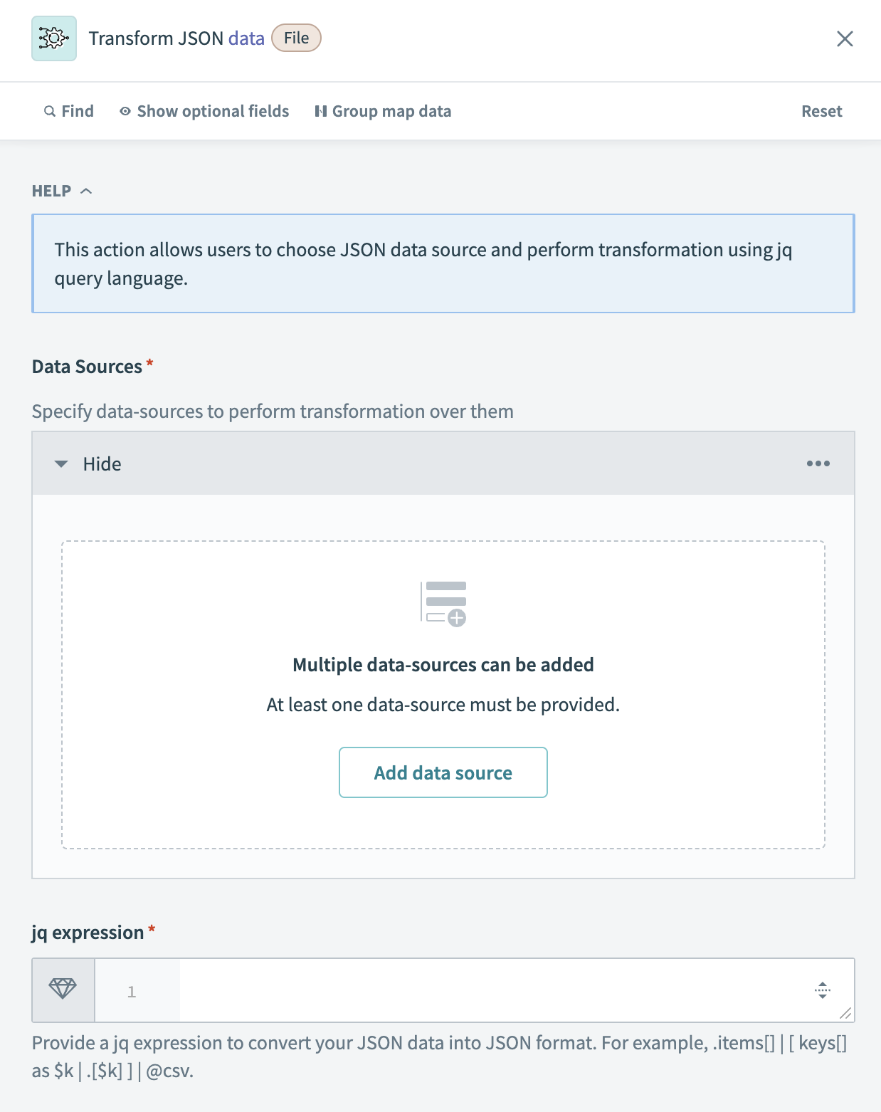 Add data source
