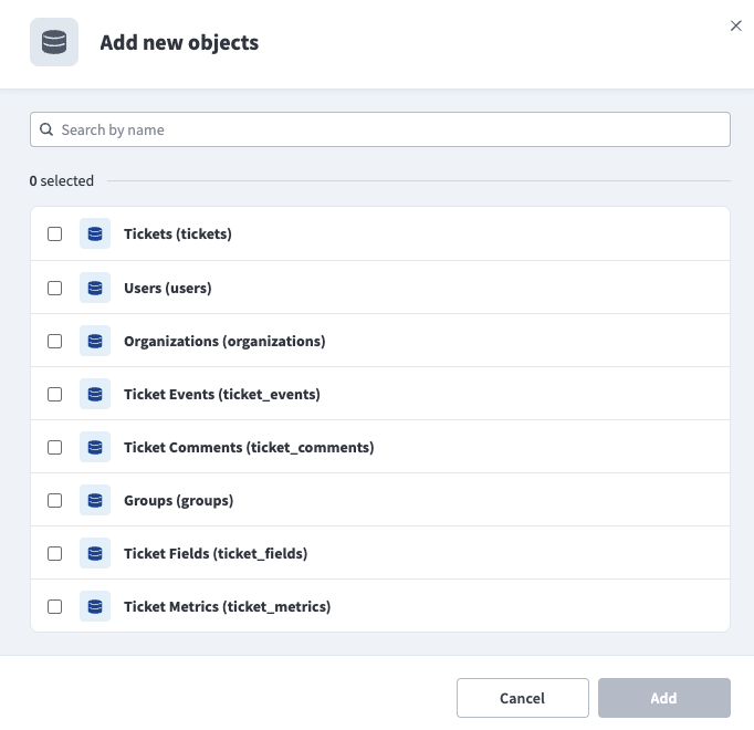 Add new objects