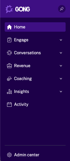 Admin center