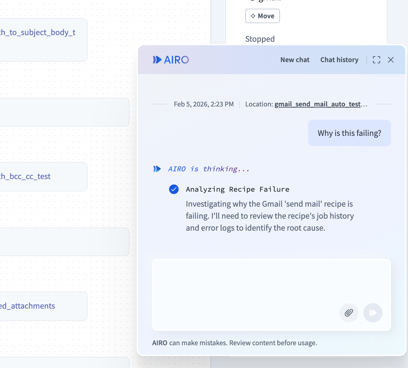 Chat with AIRO