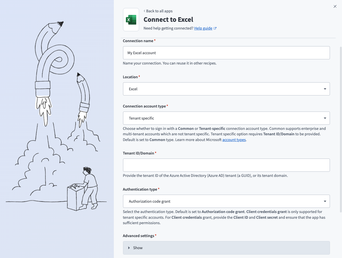 Provide the tenant ID/domain