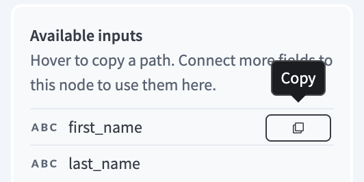Copy input paths