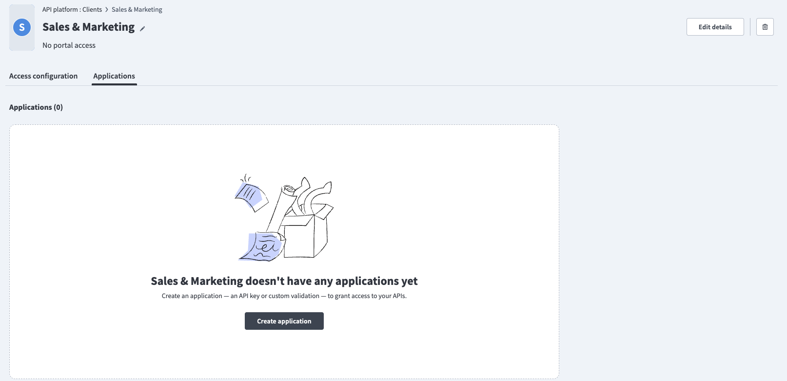Create application