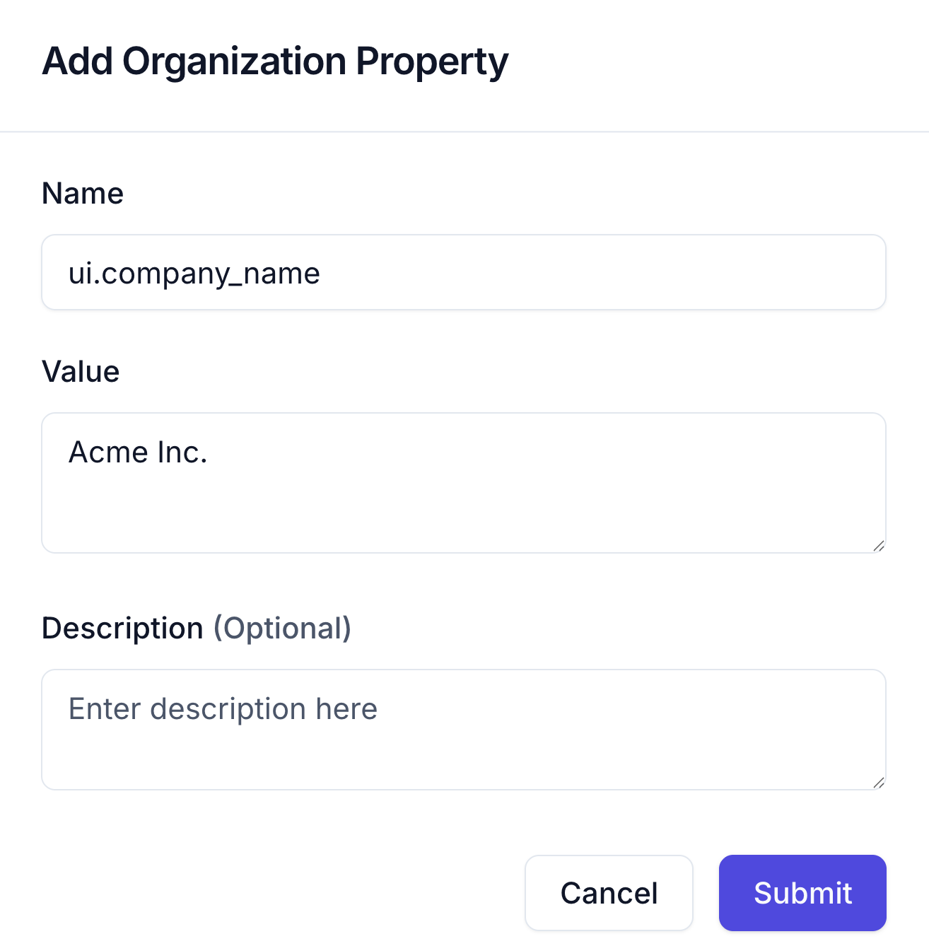 Custom name