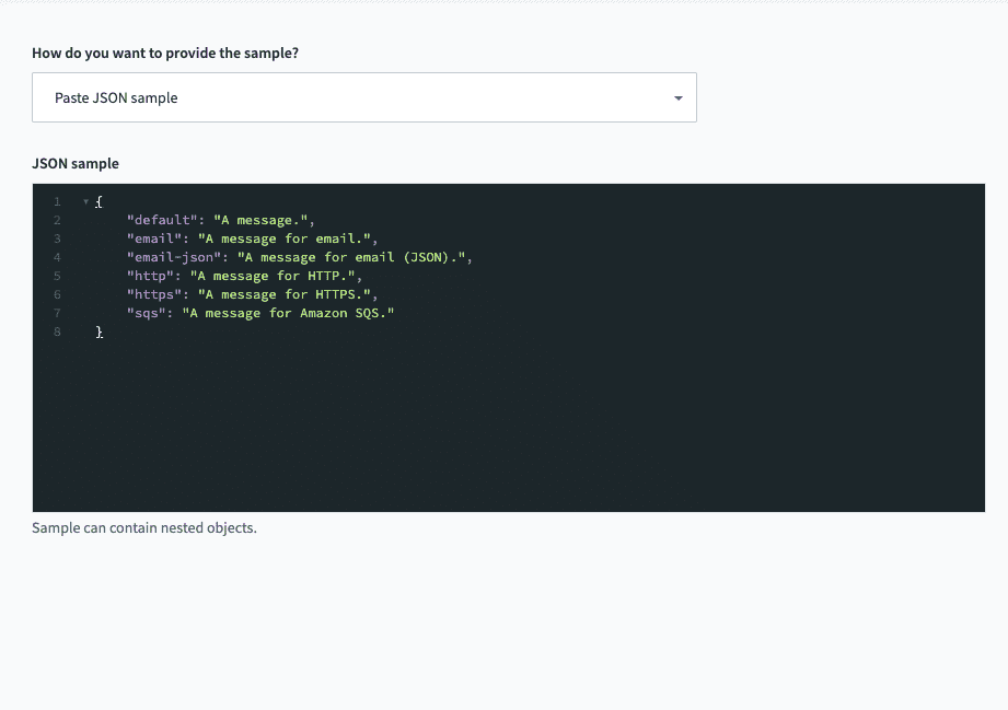 Define schema