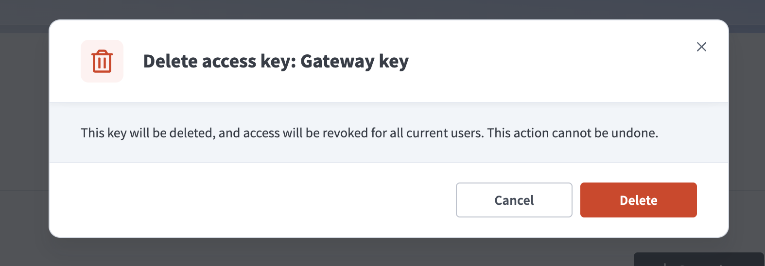 Delete key