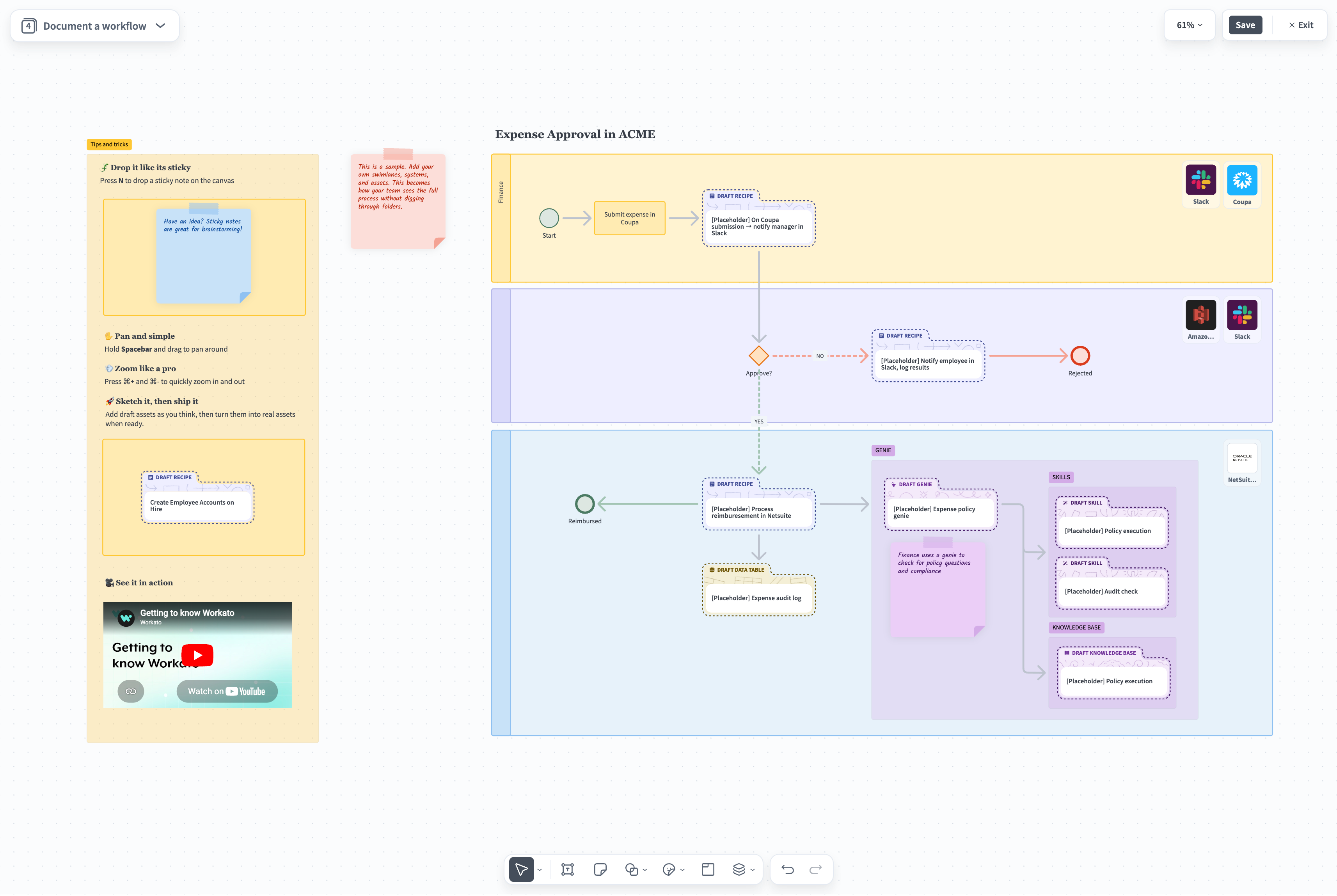 Document an existing workflow