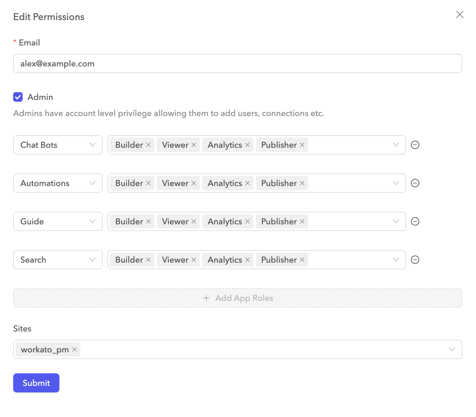 Edit permissions