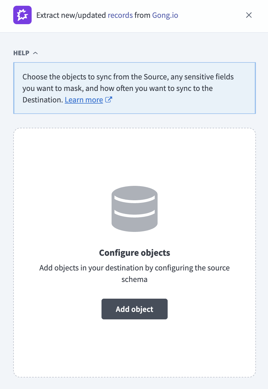 Add Gong objects