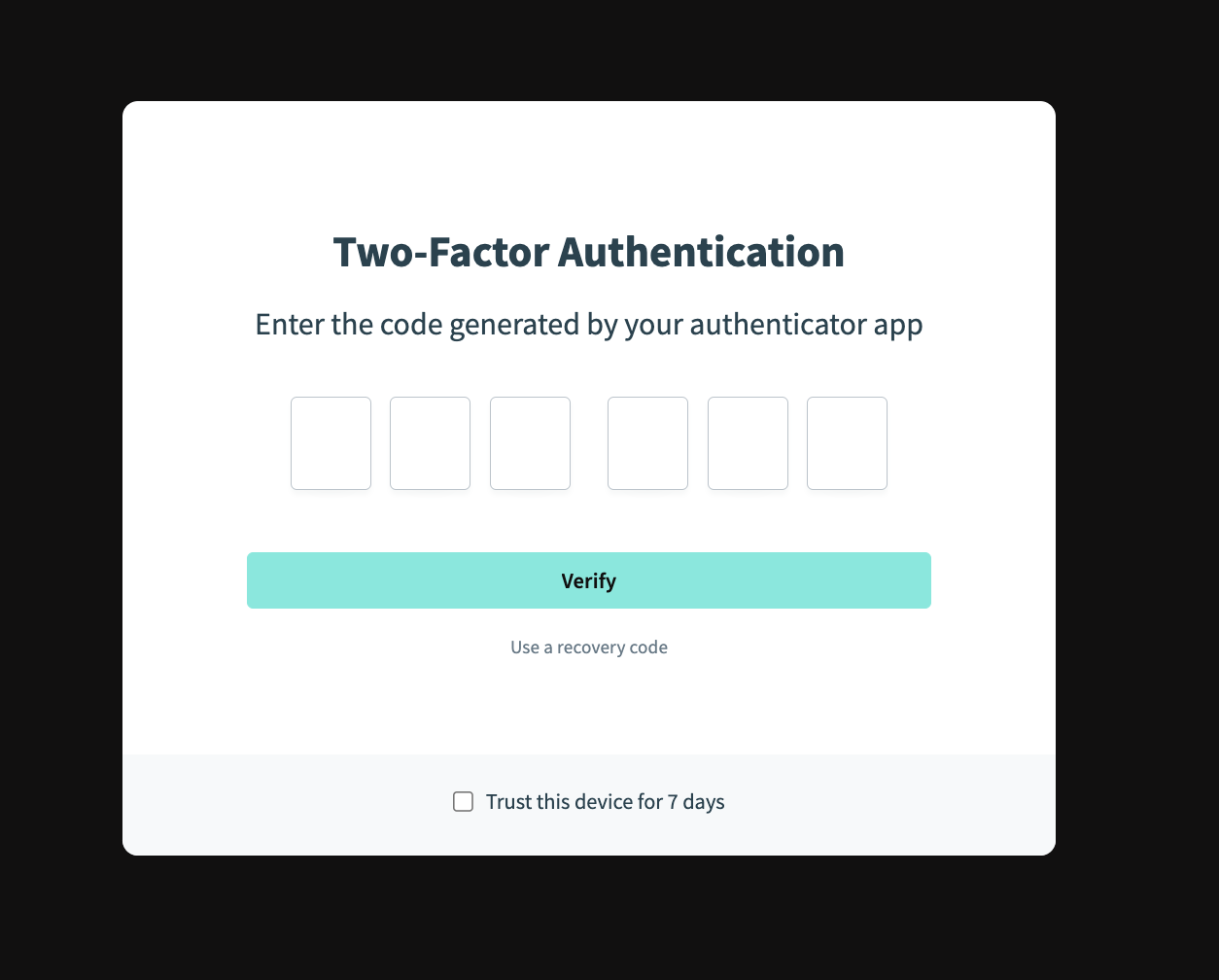 Workato requesting two-factor authentication