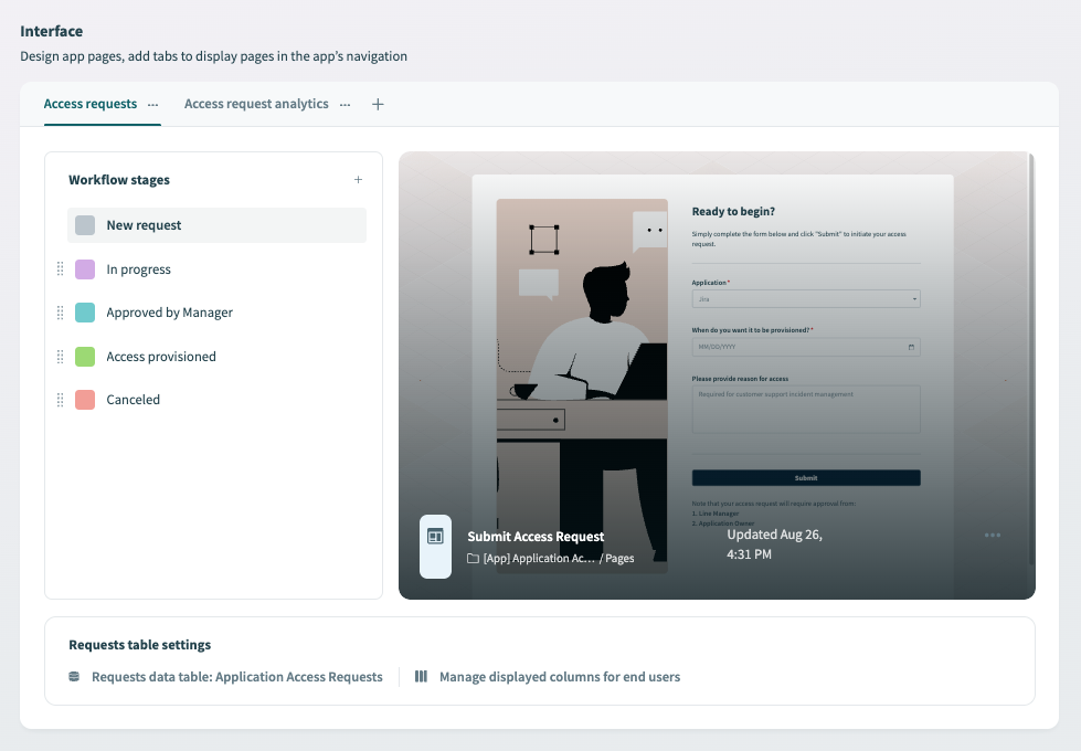 アプリインターフェース