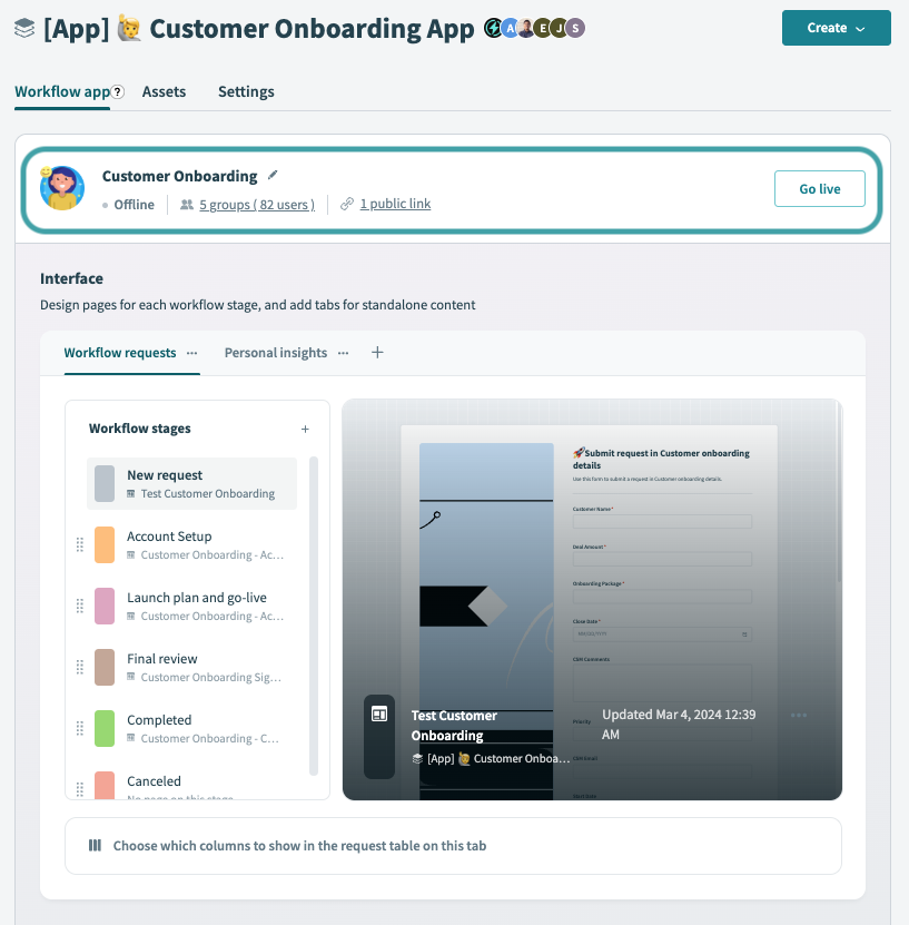 App view