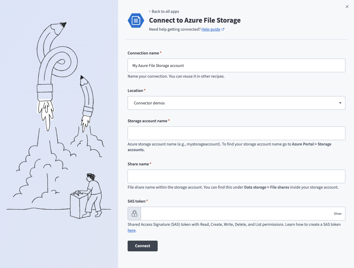 Azure File Storage Connection