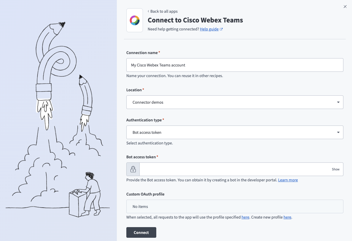 Connect to Cisco Webex Teams