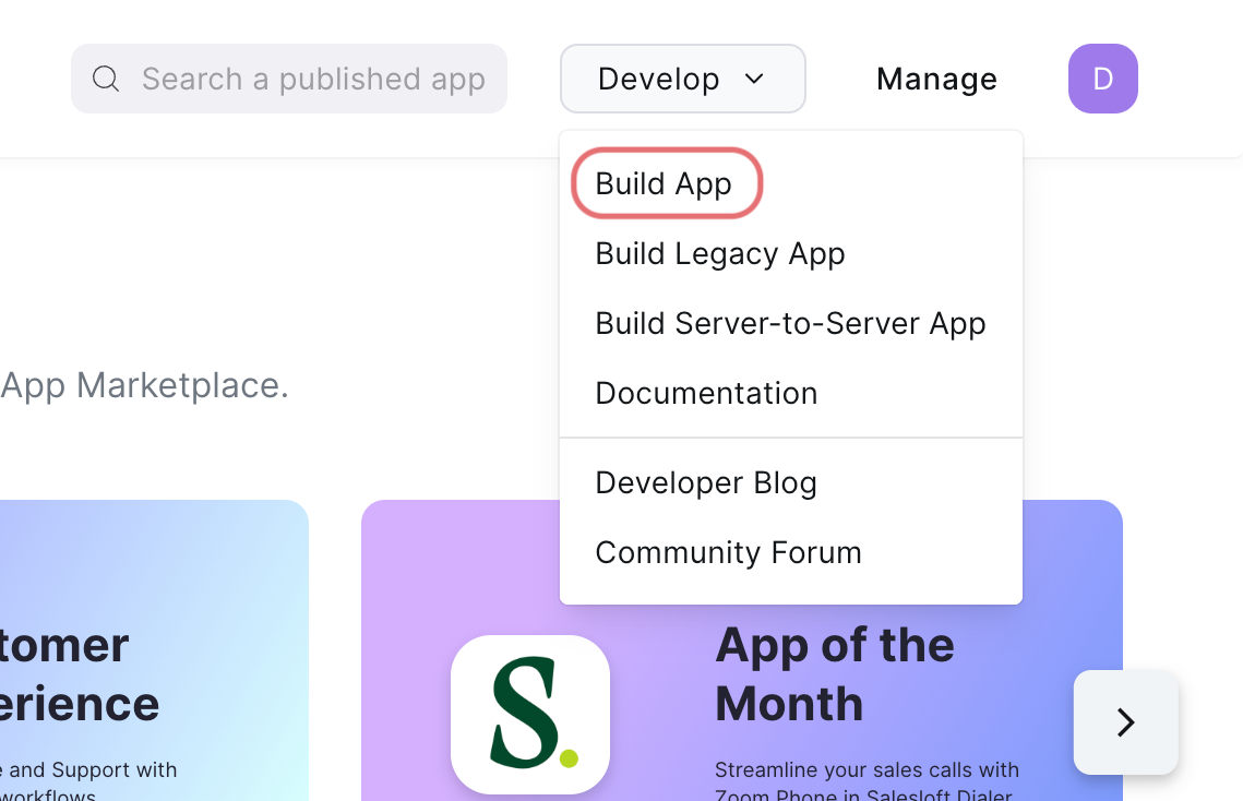 Build app