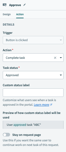 Complete task