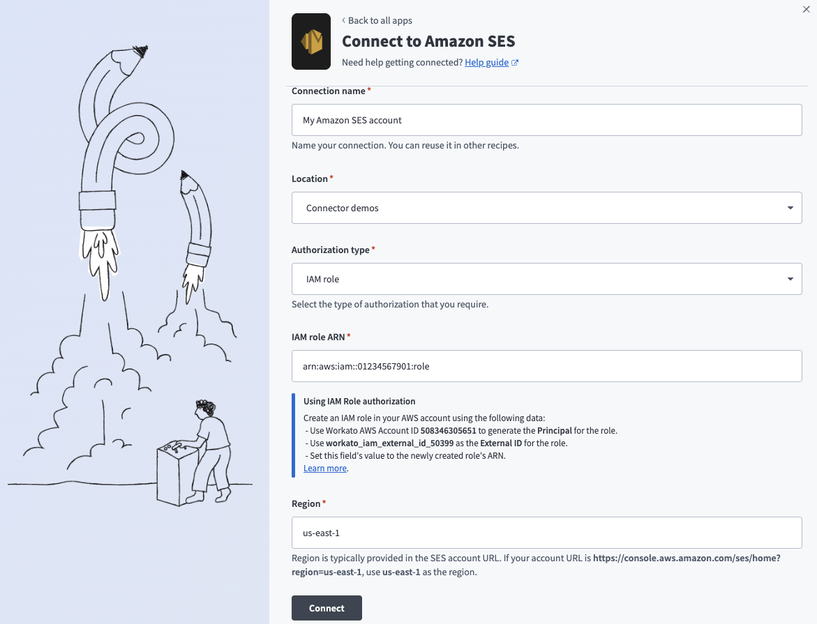 認証方法 - IAMロール