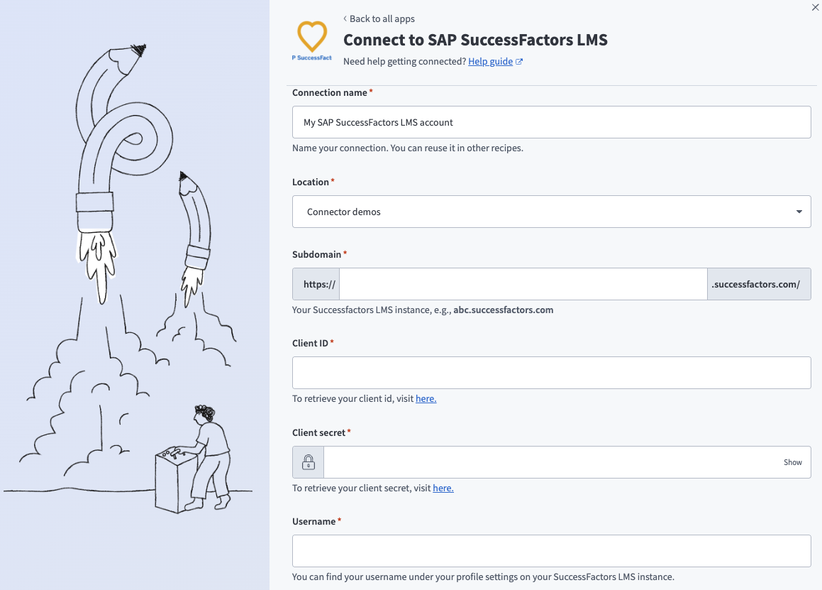 Connect SAP SuccessFactors LMS on Workato