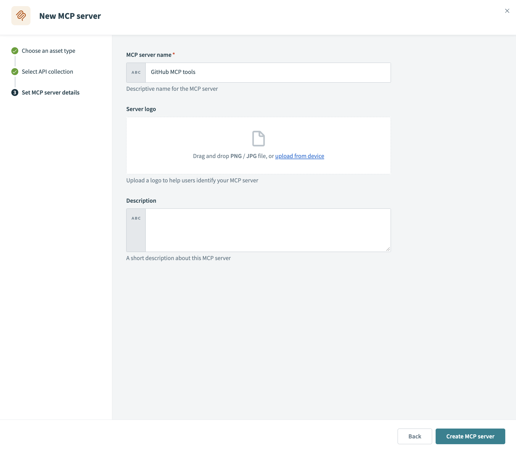 Create MCP server