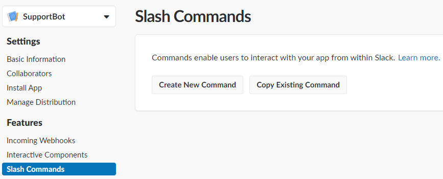 Create new command