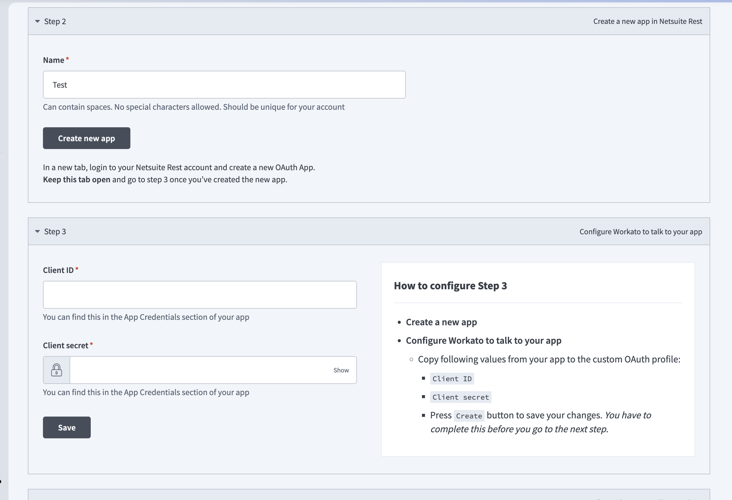 Create a custom OAuth profile
