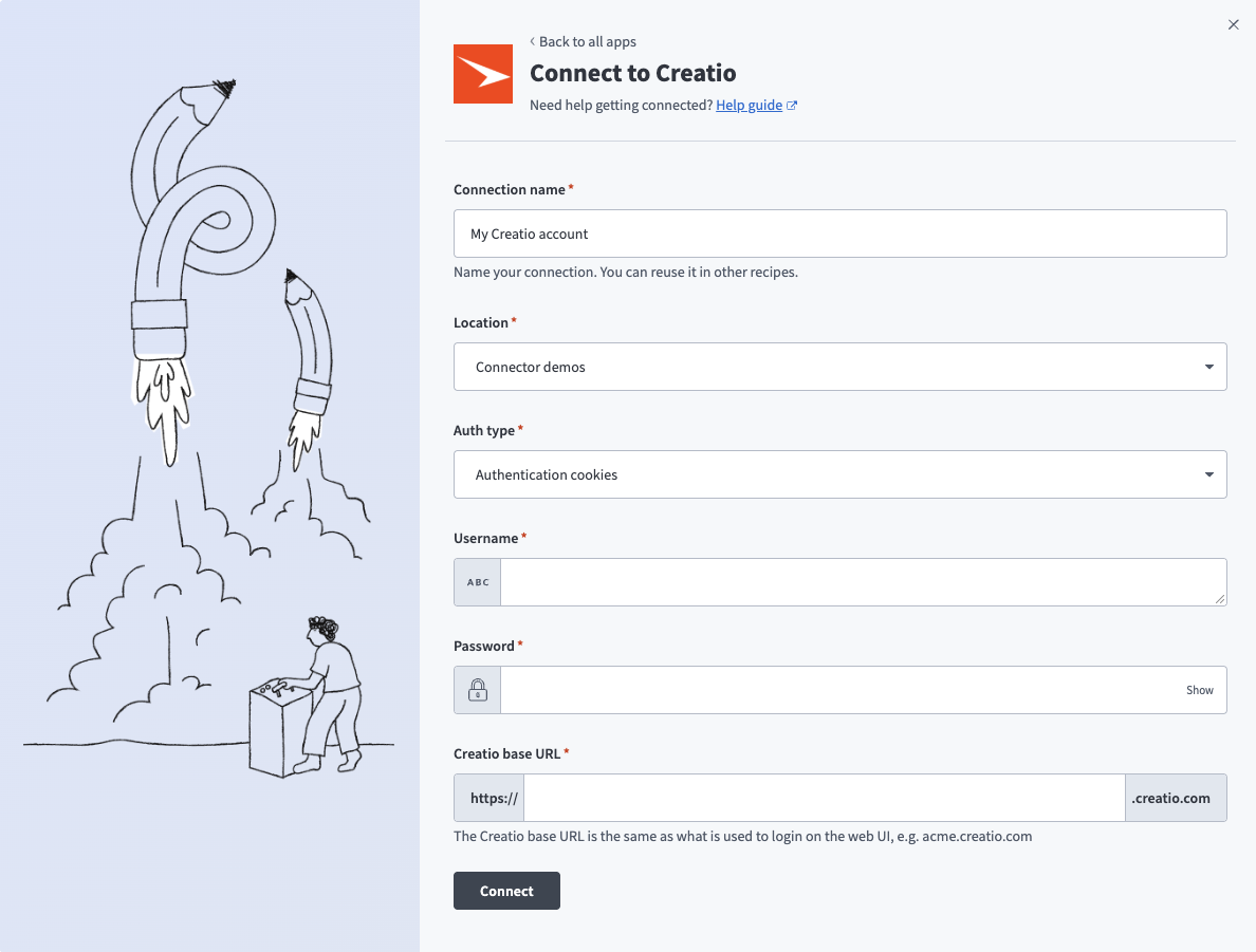 Creatio authentication cookies
