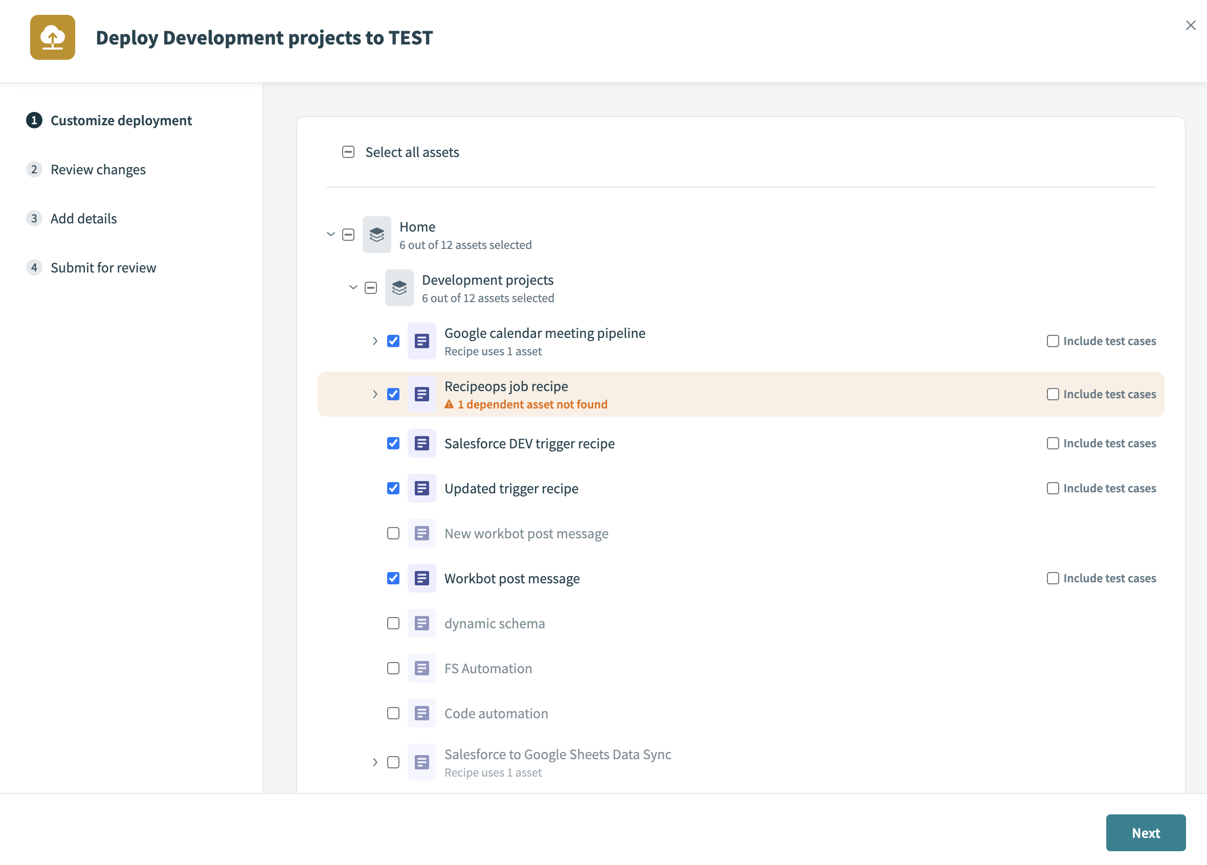 Customize deployment