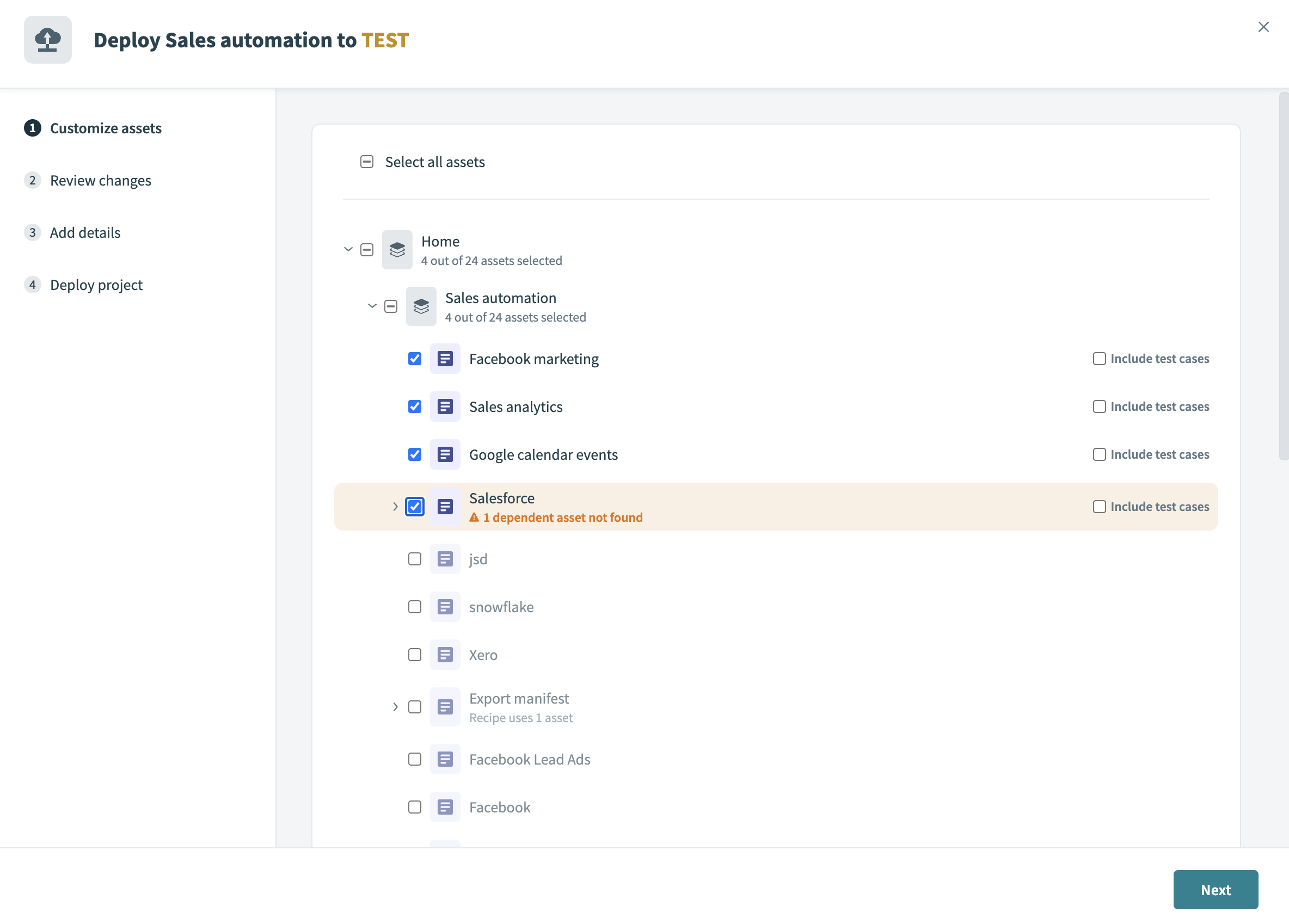 Customize deployment