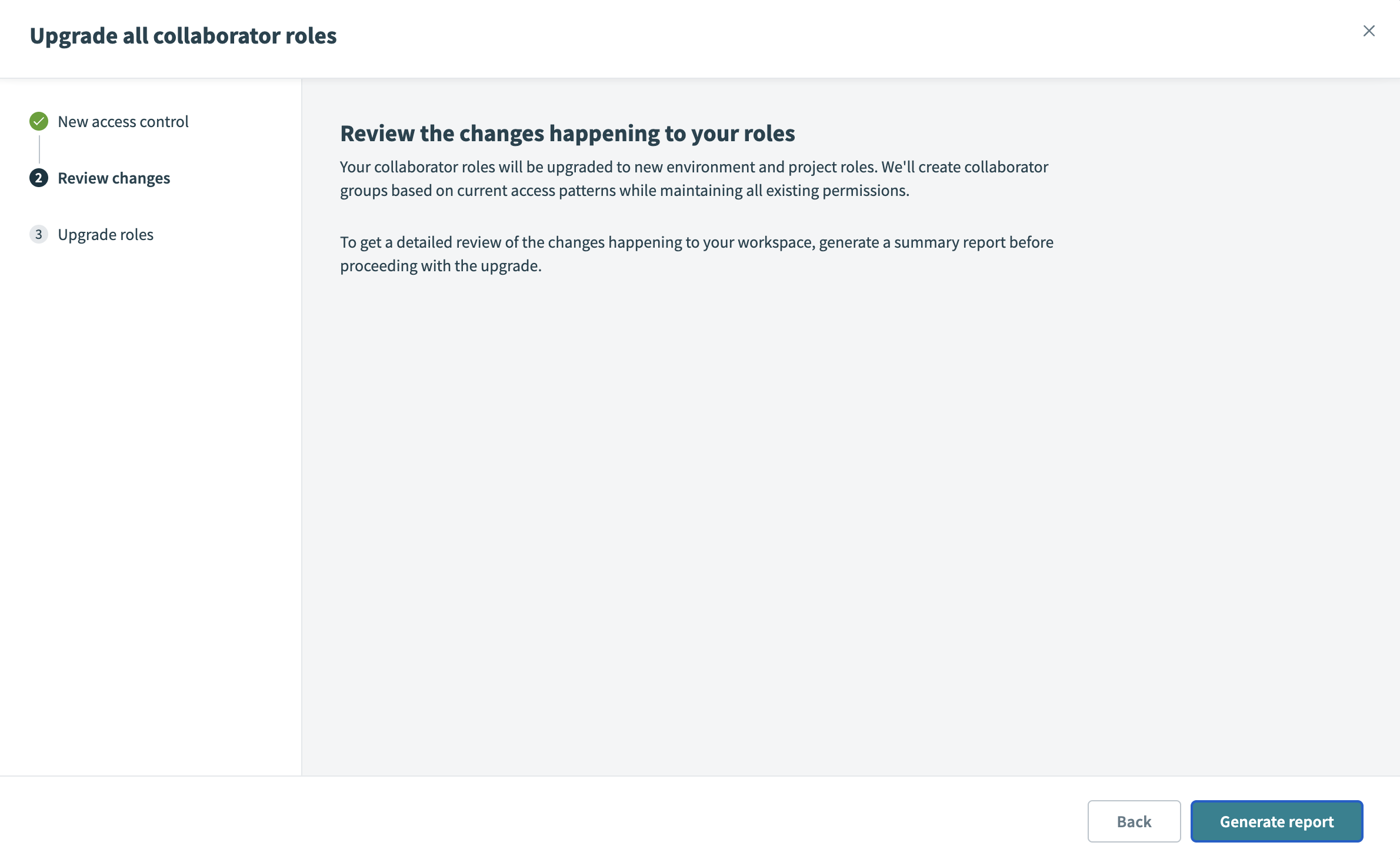 Generate summary report