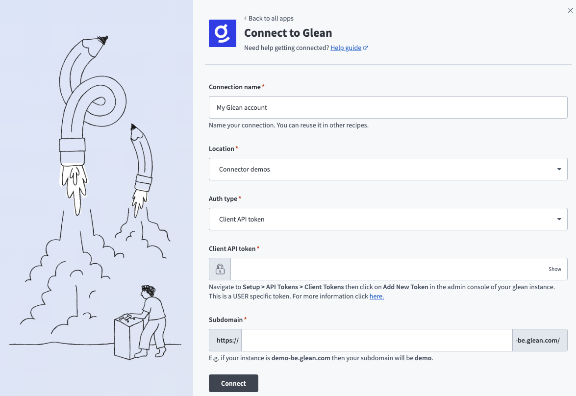 Glean connection fields