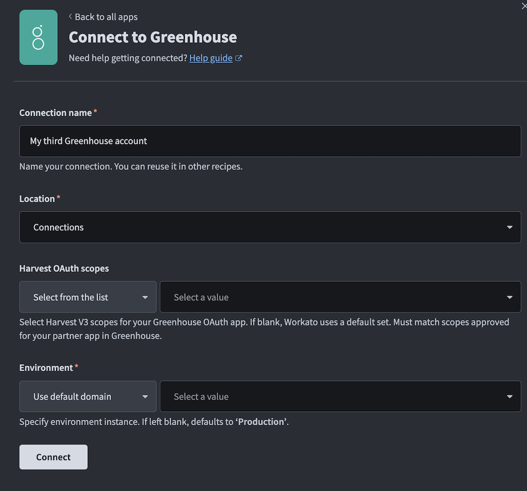 Authentication using OAuth 2.0