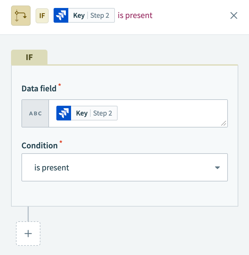 Configure your IF condition