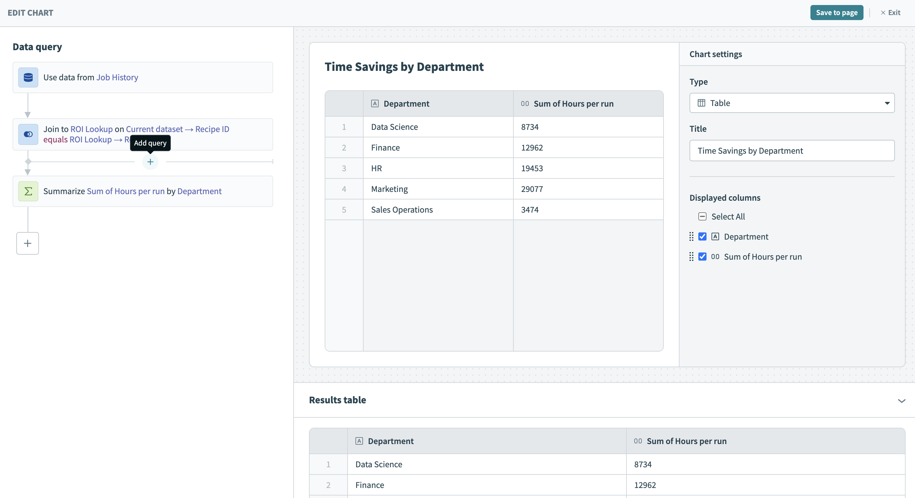 Add a query between existing queries