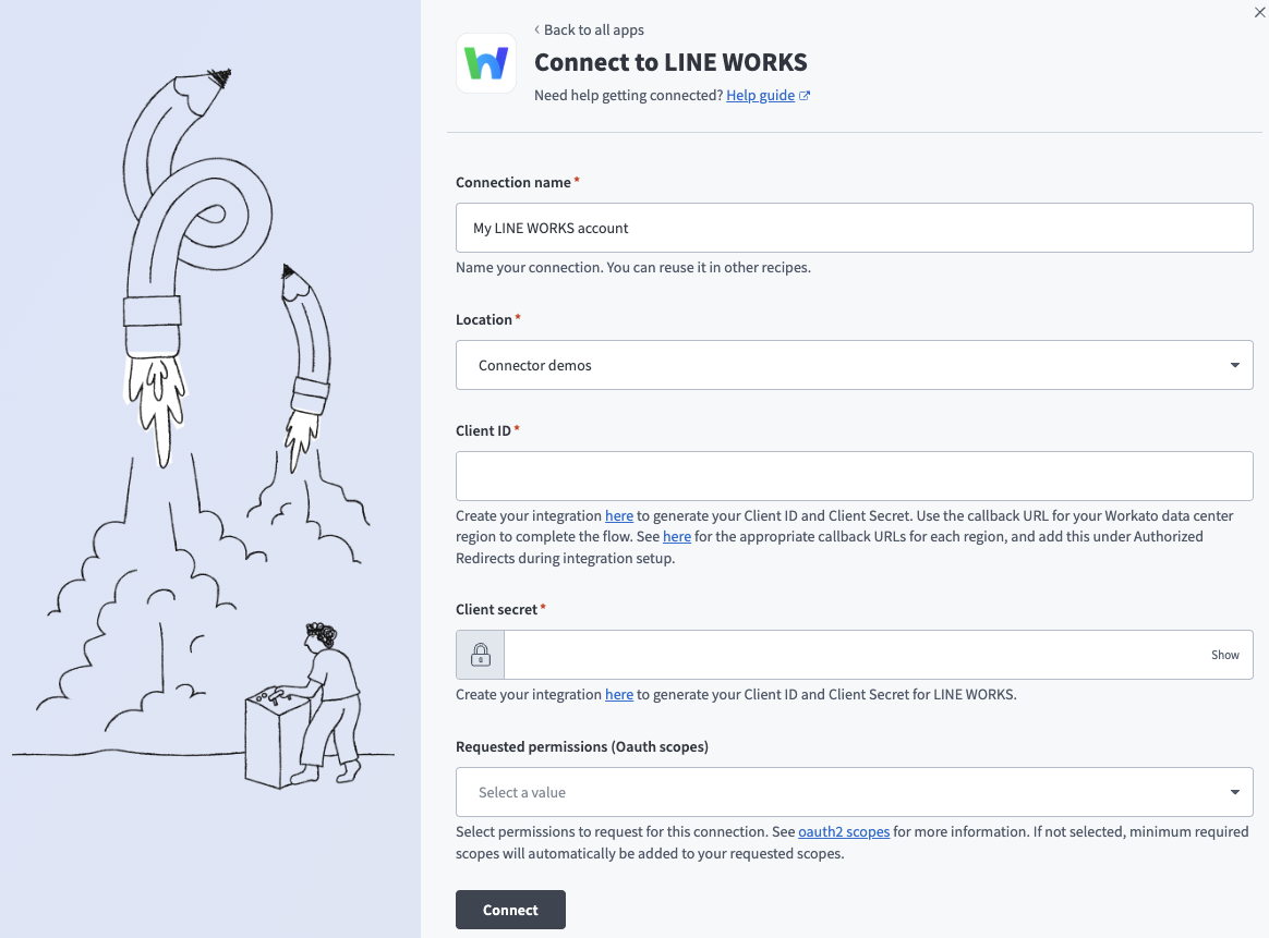 LINE WORKS Connection