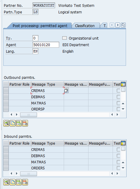 Message types