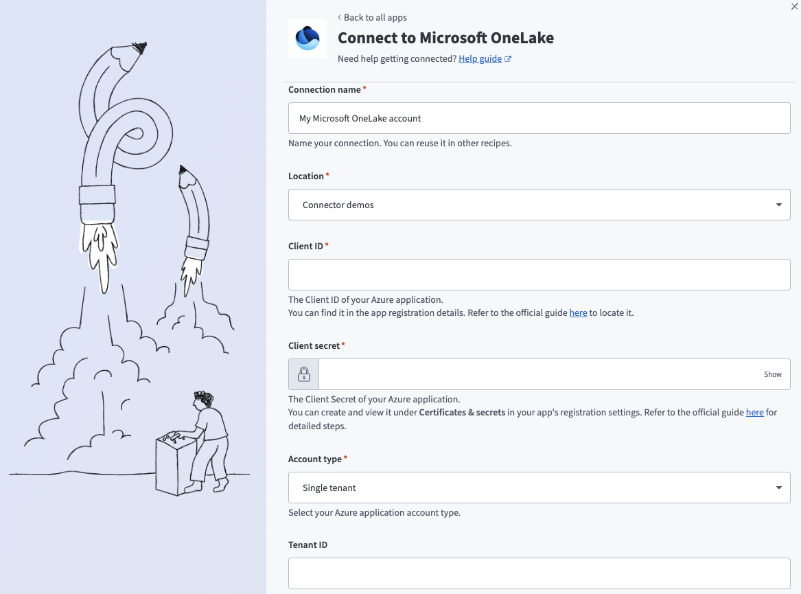 Connect to Microsoft OneLake