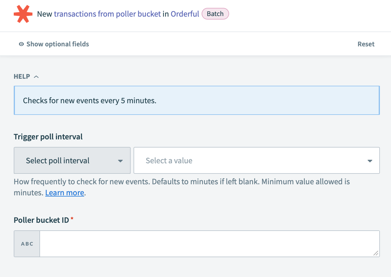 Orderful - New transactions from poller bucket trigger