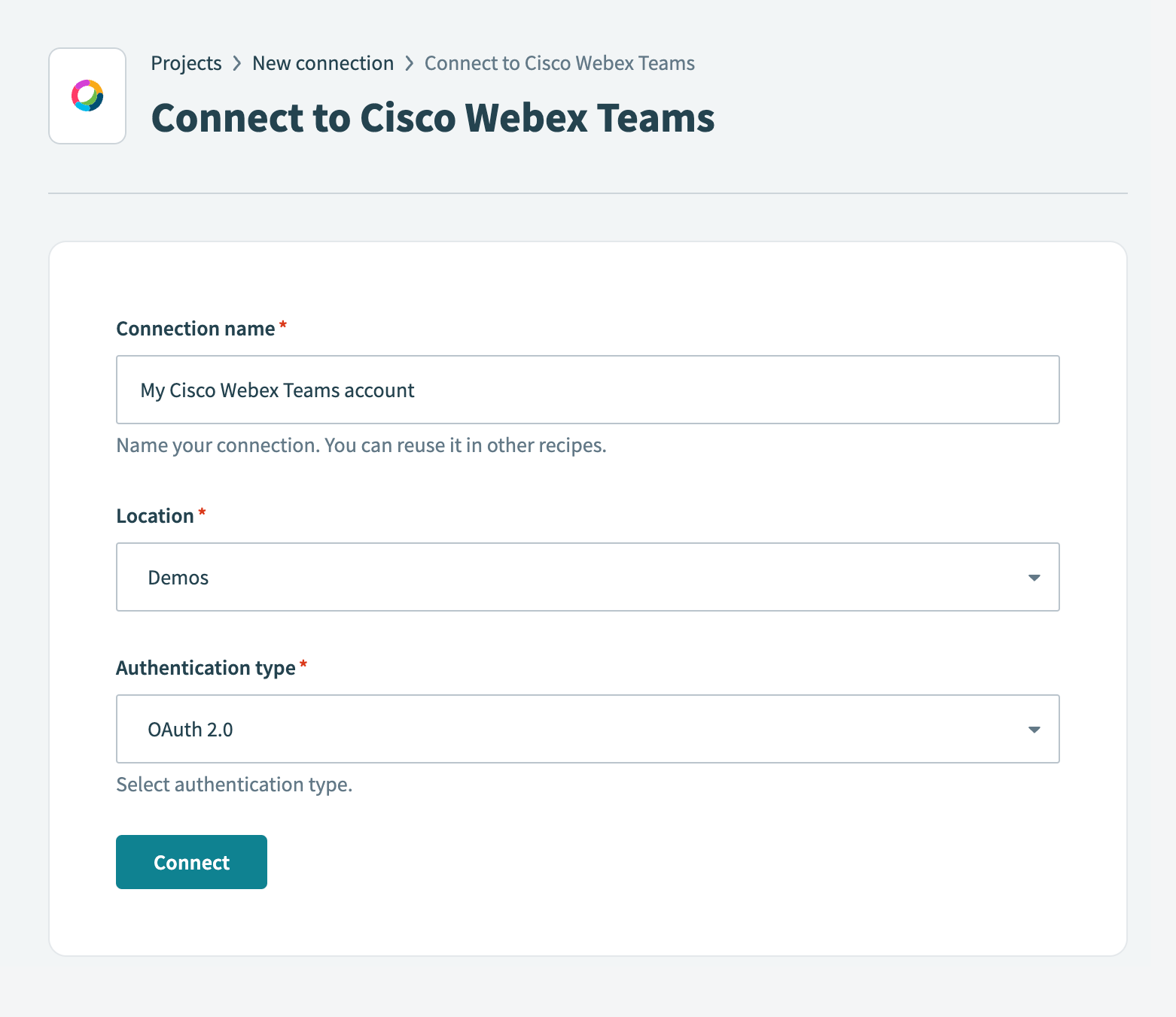 Connect to Cisco Webex Teams