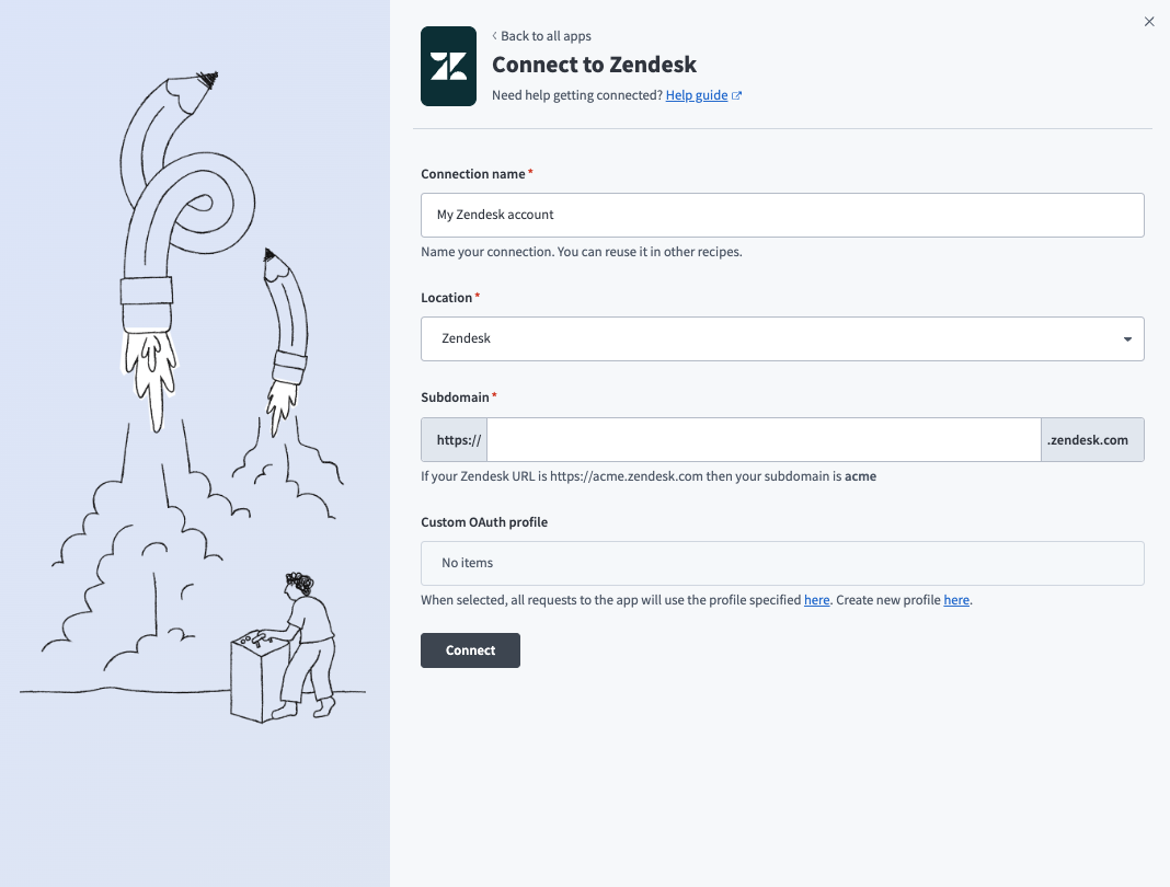 Connect to Zendesk with OAuth 2.0