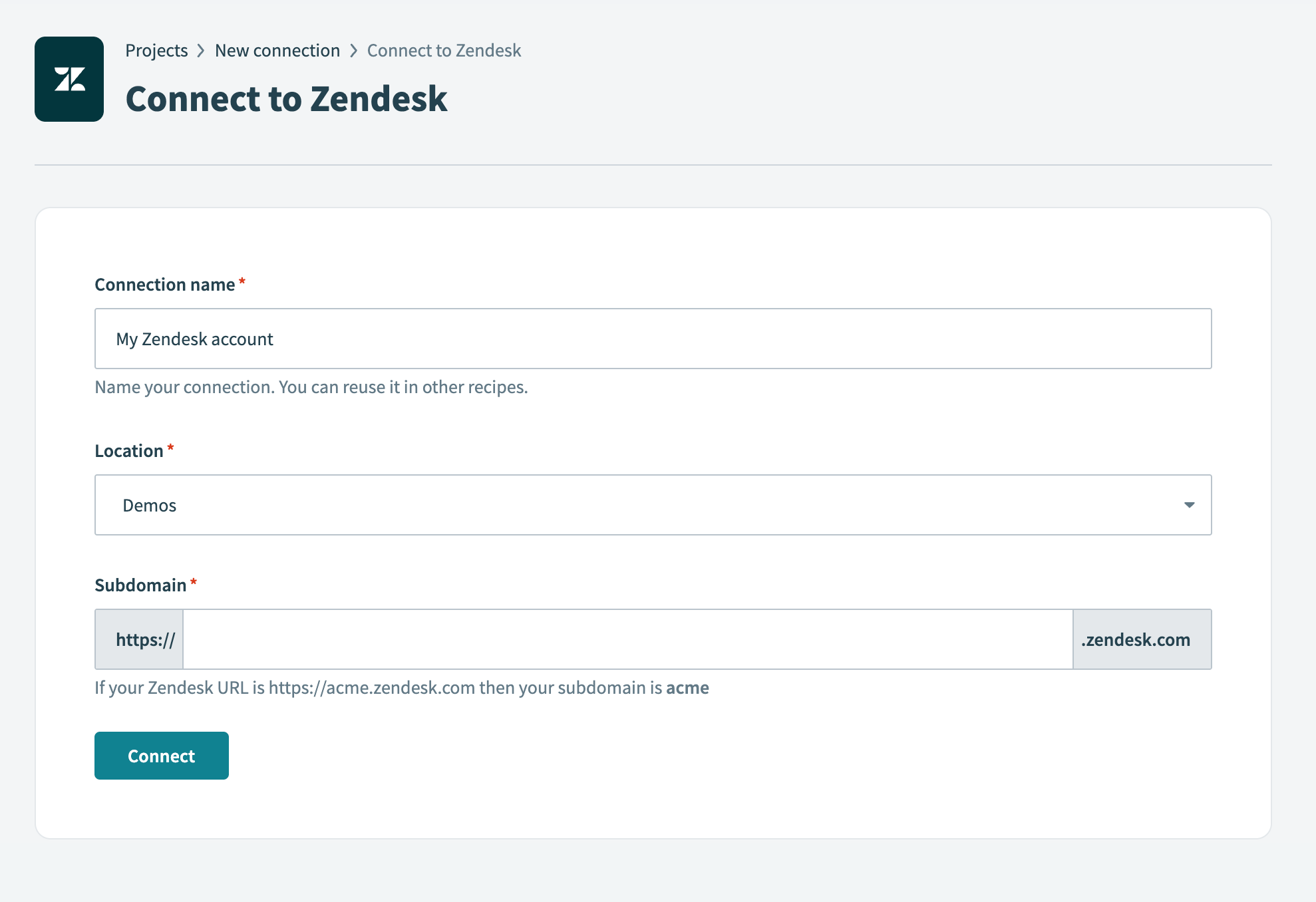 Connect to Zendesk with OAuth 2.0