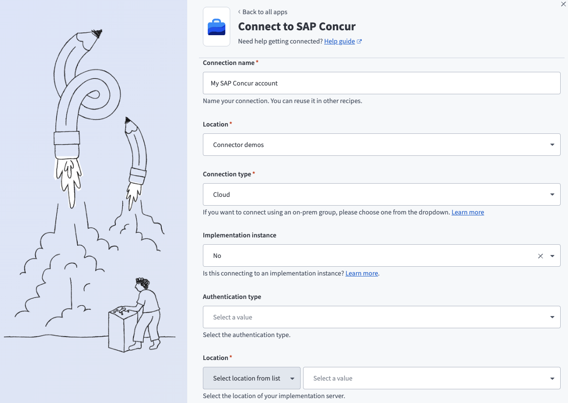 Connect to SAP Concur