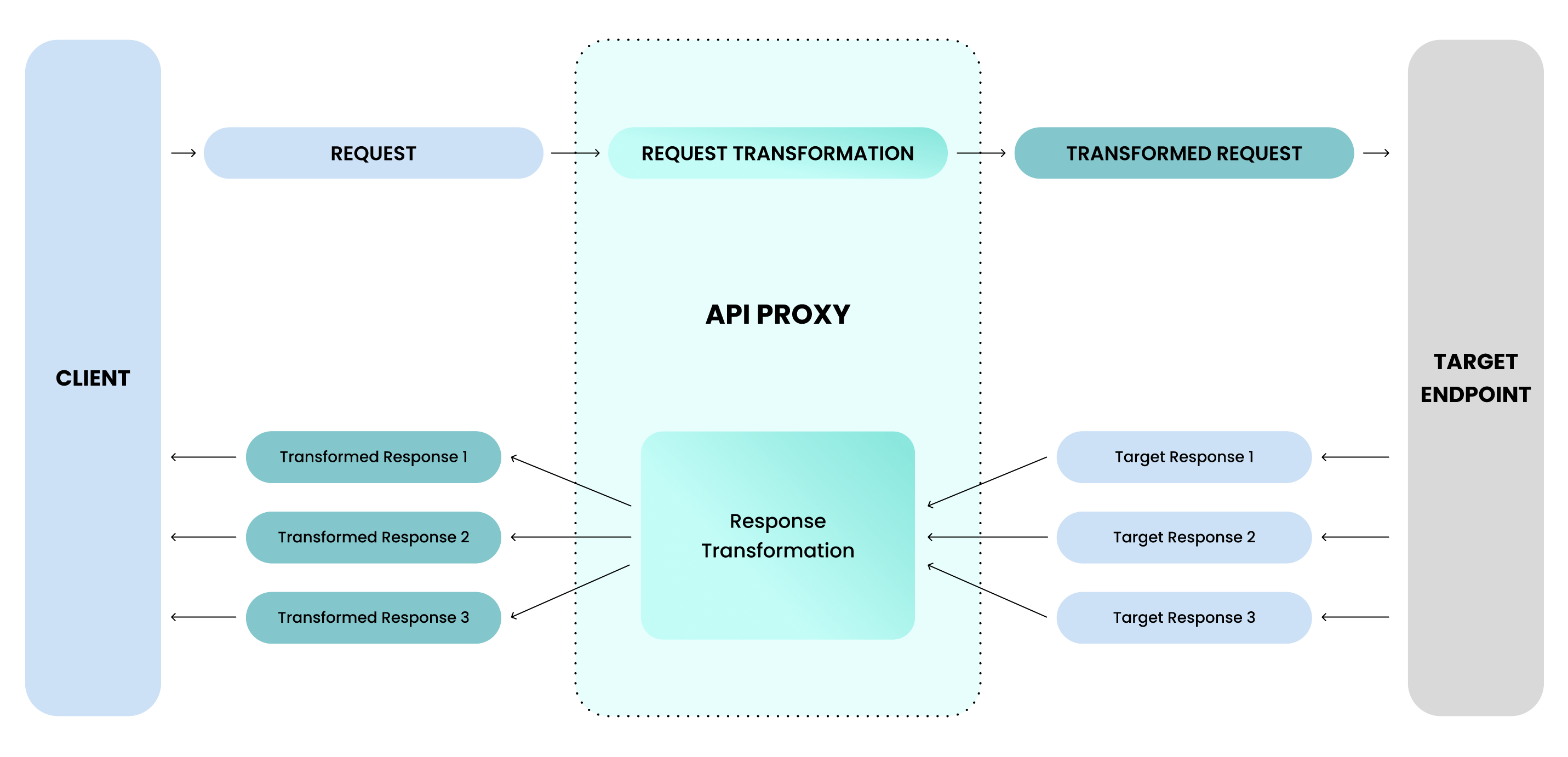 API proxy transformation flow