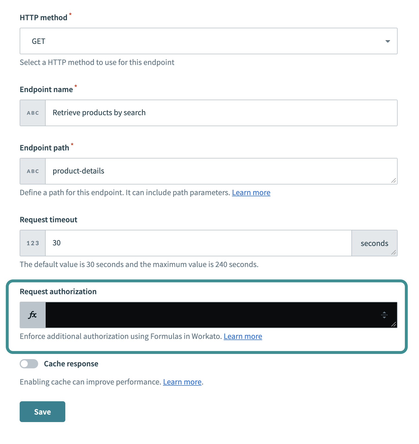 Reference query parameters