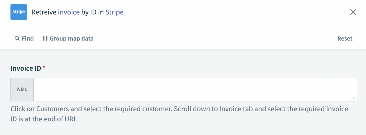 Retrieve invoice by ID