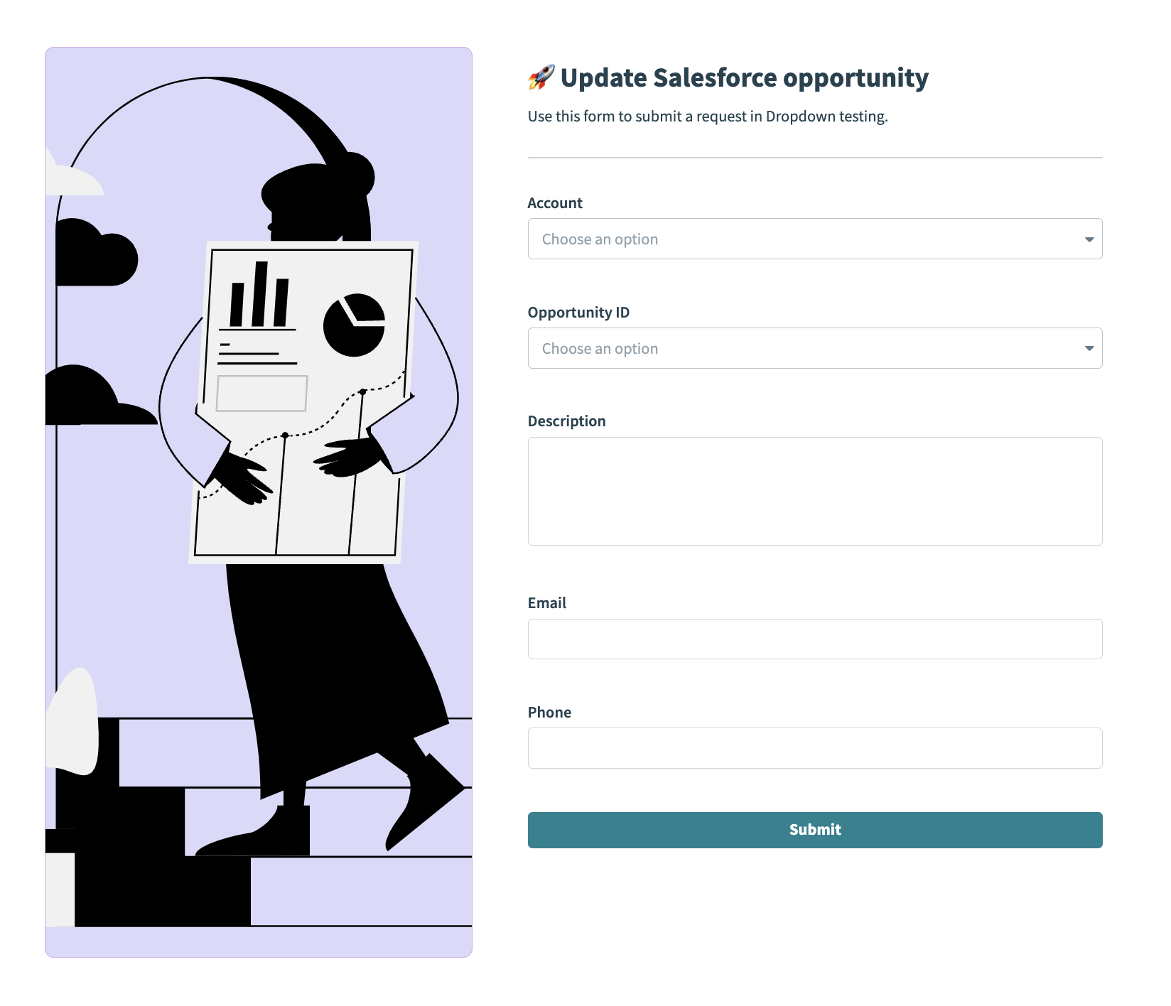 Get data from Salesforce recipe