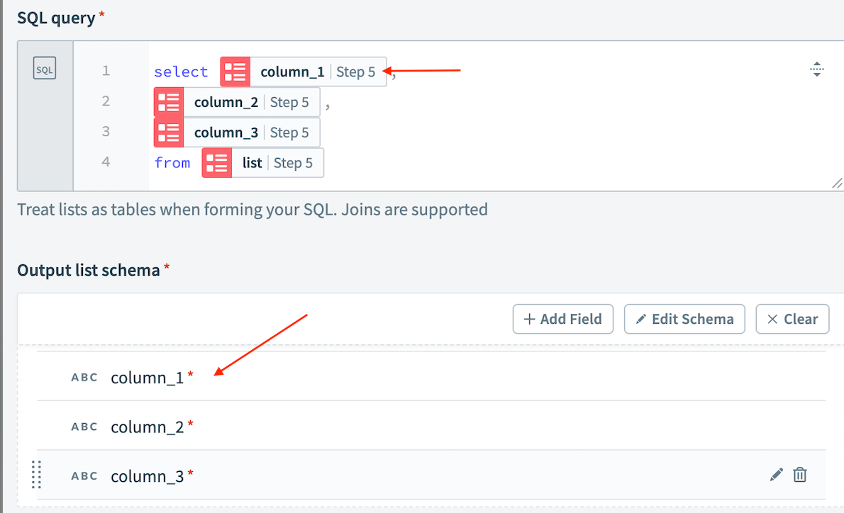 Sequence output