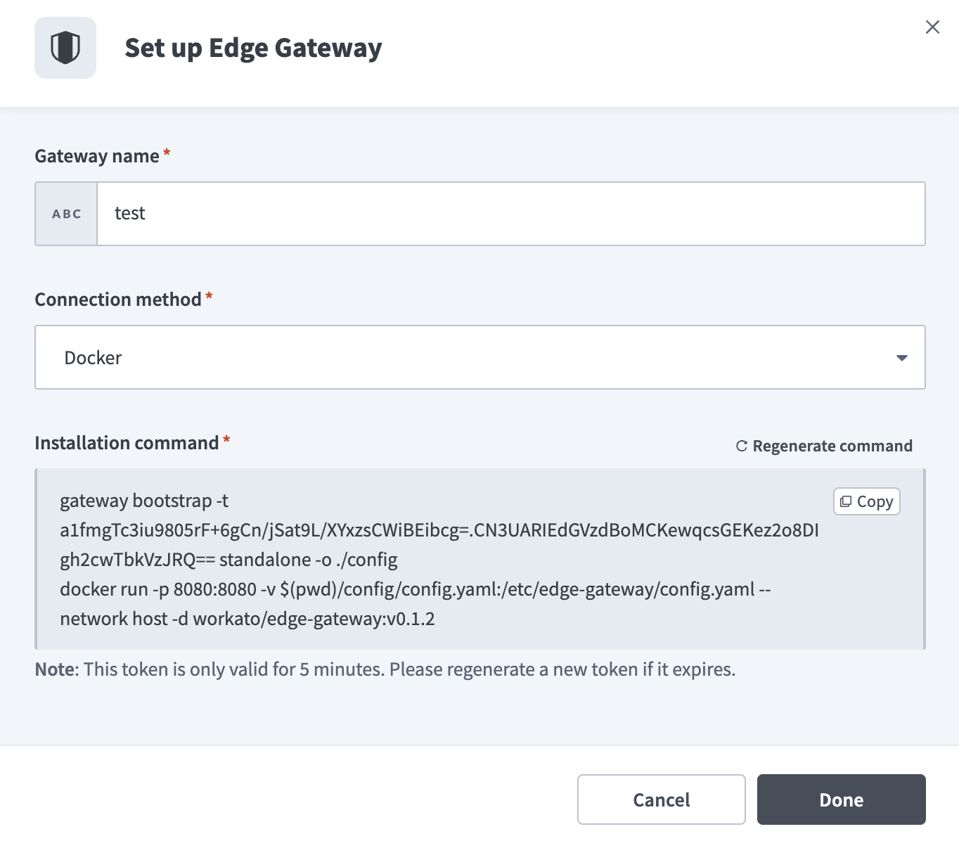 Set up Edge Gateway