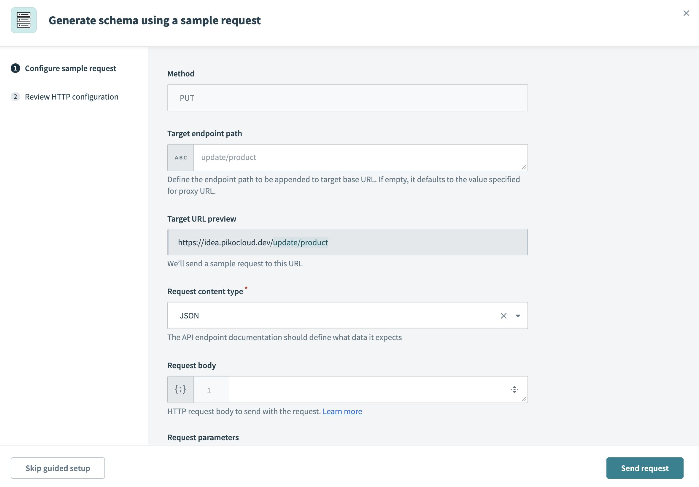 Start guided setup